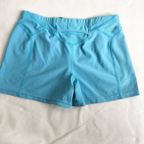 Nike Women's Shorts - Sz Medium |Light Blue | Dri-FIT Gym Athletic Workout Pants - Picture 2 of 10
